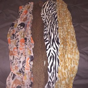 Multiple Scarves